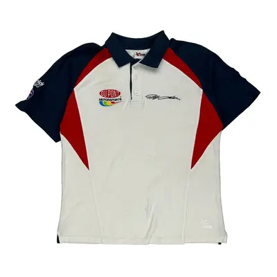 Dupont Motorsports Chase Authentics Nascar Polo Shirt - Large Blue Cotton