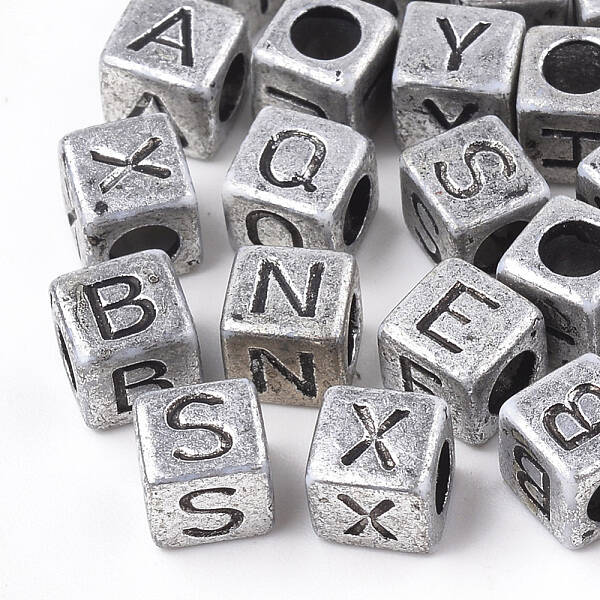 Plated Acrylic Beads