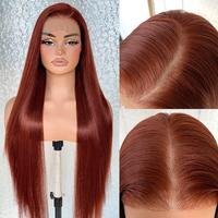 LOVSOUL 13x6 Lace Frontal Wigs HD Glueless Synthetic Straight Lace Front Wig Pre-Plucked, Ready to Wear Similar Human Hair 20...