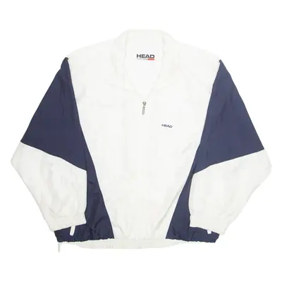 HEAD SPORTSWEAR Mens Track Jacket White L