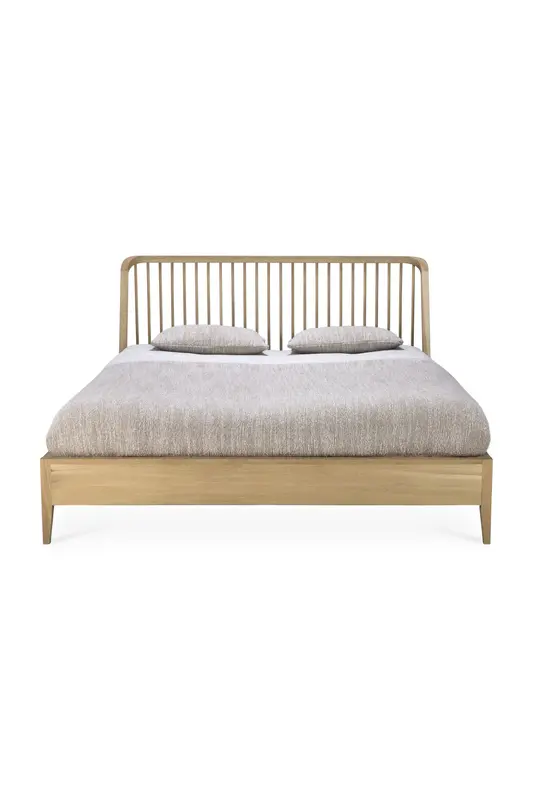 Natural Oak Bed | Ethnicraft Spindle