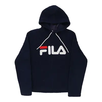 Fila Spellout Fleece - Large Navy Polyester