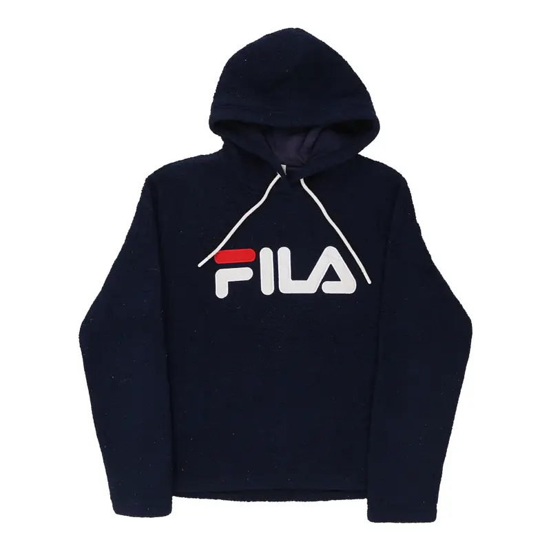 Fila Spellout Fleece - Large Navy Polyester