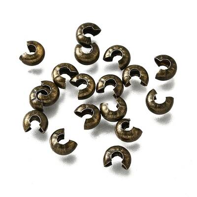 Brass Crimp Beads Covers