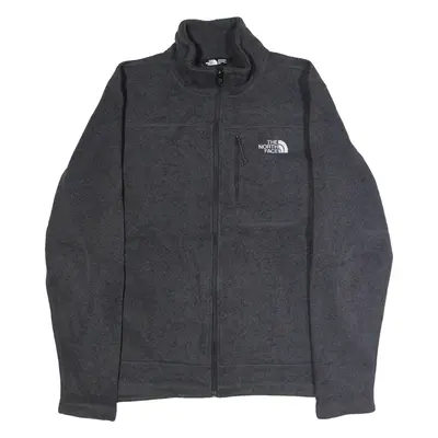 THE NORTH FACE Mens Fleece Jacket Grey Knit M
