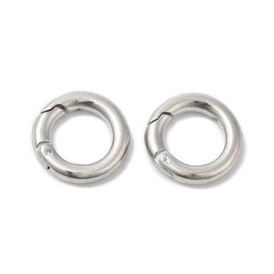 Non-Tarnish 304 Stainless Steel Spring Gate Ring