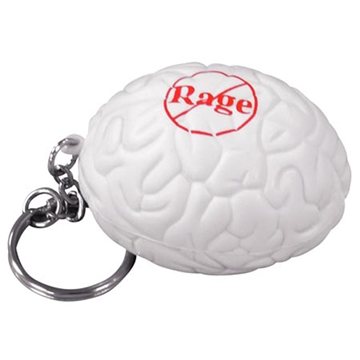 150 Customized Brain Key Chain - Stress Reliever - Polyurethane