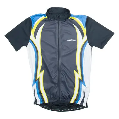 CRIVIT SPORTS Full Zip Cycling Mens Jersey Black M