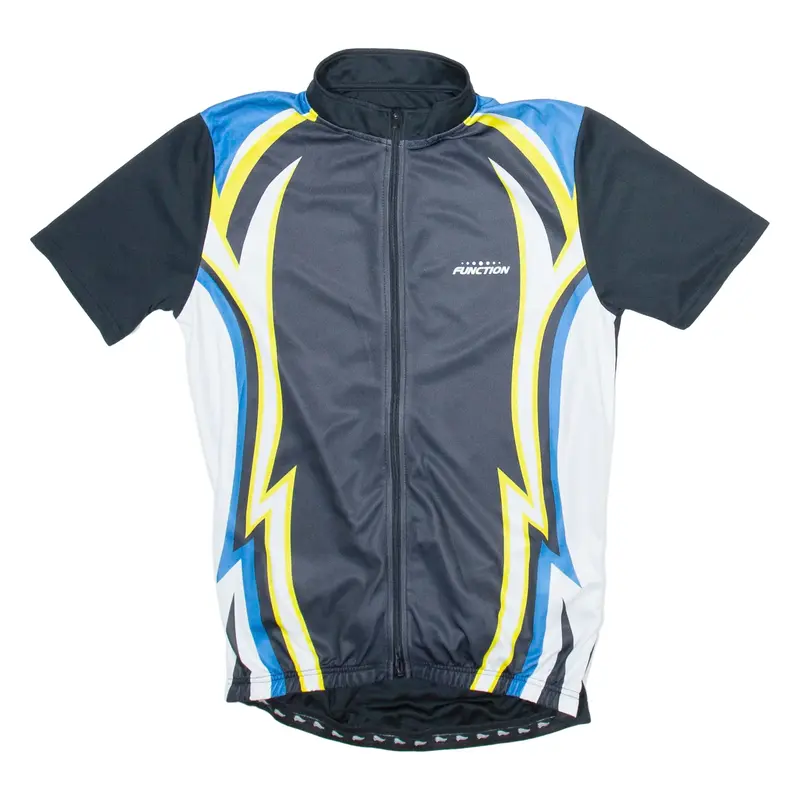 CRIVIT SPORTS Full Zip Cycling Mens Jersey Black M