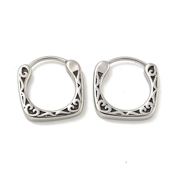 316 Surgical Stainless Steel Hoop Earrings