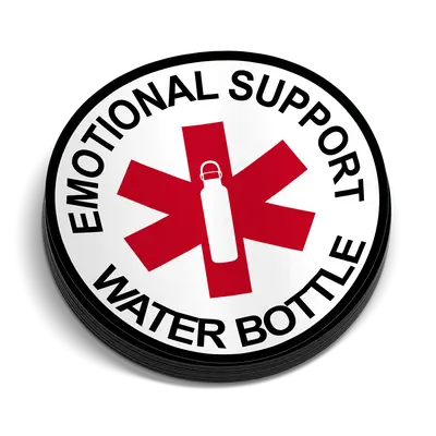 Support Water Bottle Decal