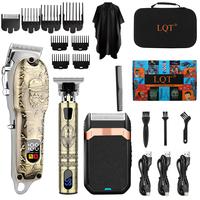 Professional Hair Clipper for Men, 1 Box Nose Hair Trimmer Set, Cordless Beard Trimmer, Rechargeable Clippers Set for Hair Cu...