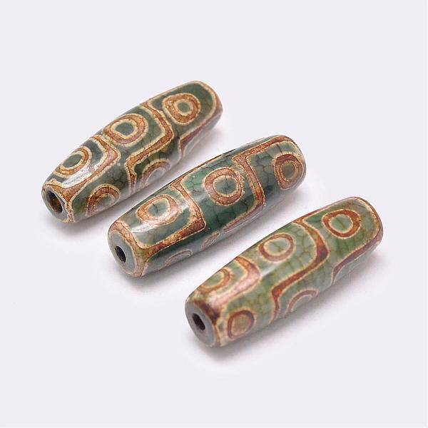 Tibetan Style 9-Eye dZi Beads