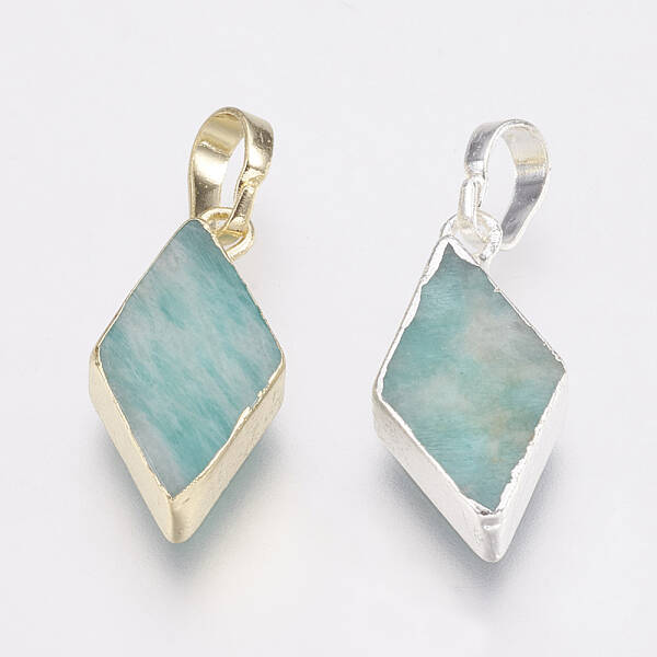Natural Amazonite Pendants