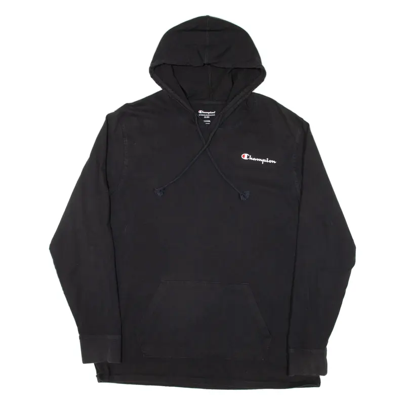 CHAMPION Lightweight Mens Black Hoodie XL