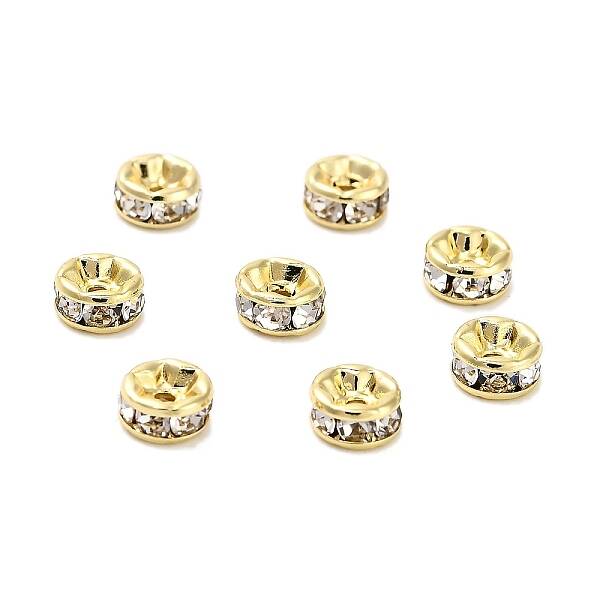 316 Surgical Stainless Steel Rhinestone Spacer Beads