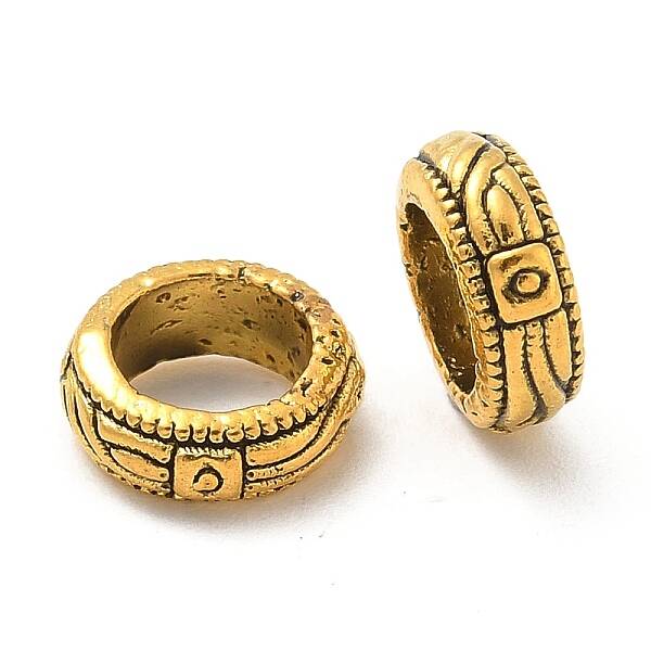 Tibetan Style Alloy European Beads