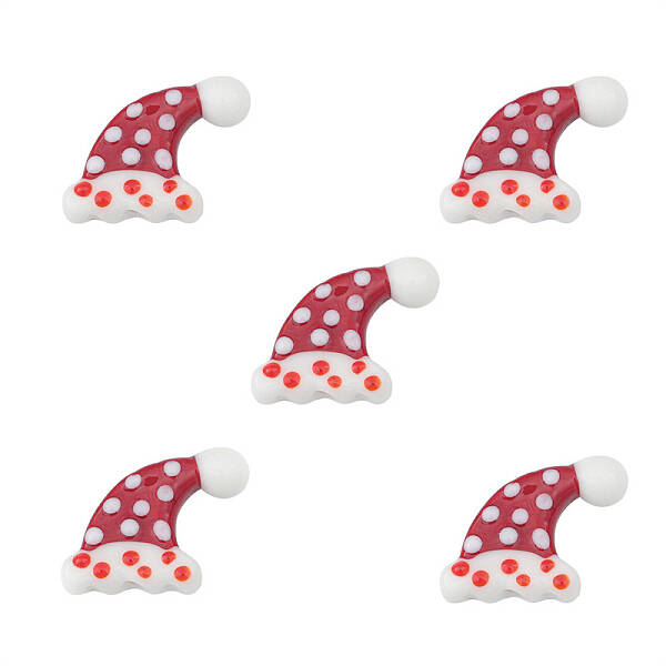 Christmas Themed Handmade Lampwork Beads