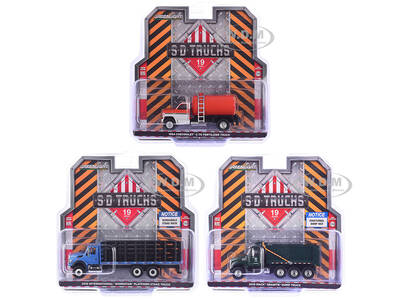 S.D. Trucks Series 19 Set of 3 pieces 1/64 Diecast Models by Greenlight