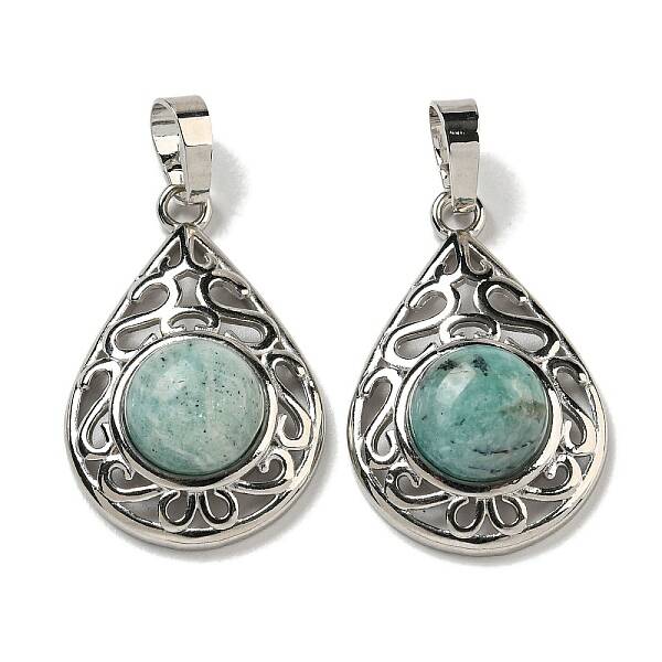 Natural Amazonite Pendants