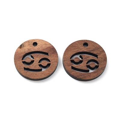 Walnut Wood Laser Cut Pendants
