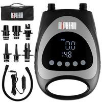 Niphean 20 PSI High Pressure SUP Pump with Auto-Off&Car Connector for Inflatable and Deflatable Inflatables - Paddle Board Pu...