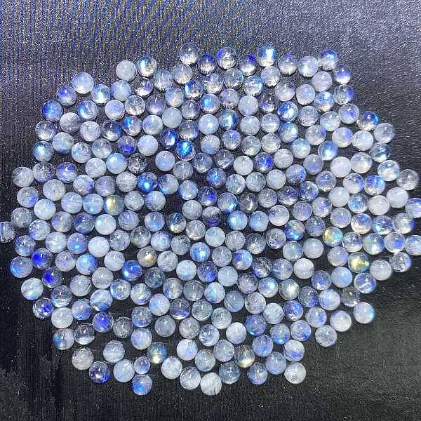 Natural Rainbow Moonstone Cabochons
