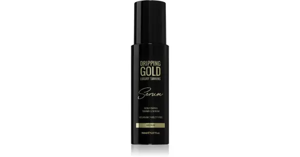 Dripping Gold Luxury Tanning Self-Tanning Serum for Body and Face Color Ultra Dark 150 ml