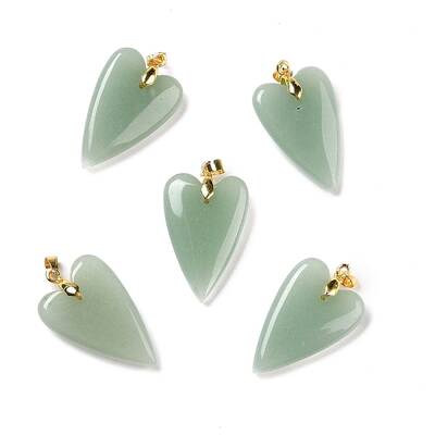 Natural Green Aventurine Pendants