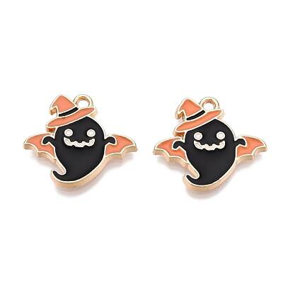 Halloween Theme Rack Plating Alloy Enamel Pendants