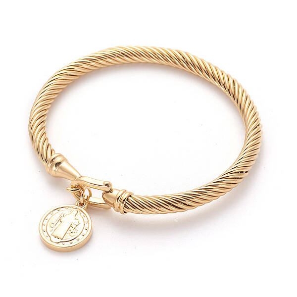 304 Stainless Steel Charm Bangles