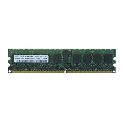 Samsung M393T6553EZA-CE6 | 512MB DDR2-667MHz PC2-5300 ECC Registered RDIMM CL5 1Rx8 1.8V 240-Pin Memory Module