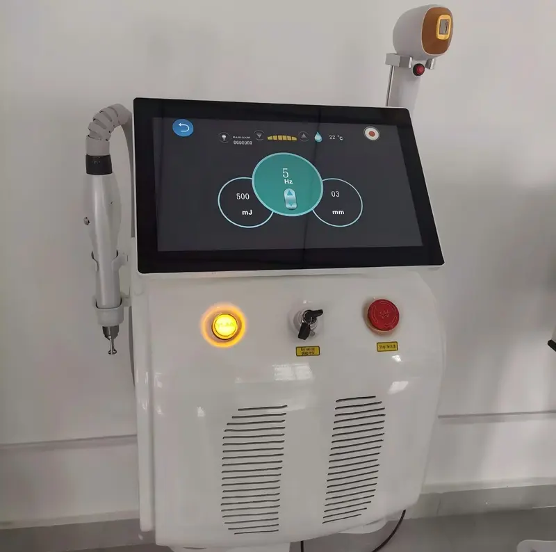 2 In 1 808nm Diode Laser Hair Removal Machine Picosecond Tattoo Removal Device