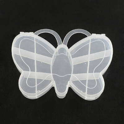 Butterfly Plastic Bead Storage Containers