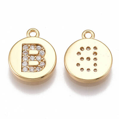 Brass Cubic Zirconia Charms