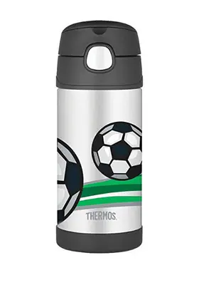 Thermos FUNtainer Baby thermos with straw - football 355 ml