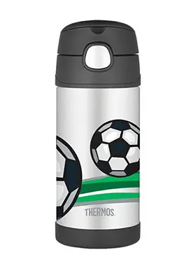 Thermos FUNtainer Baby thermos with straw - football 355 ml