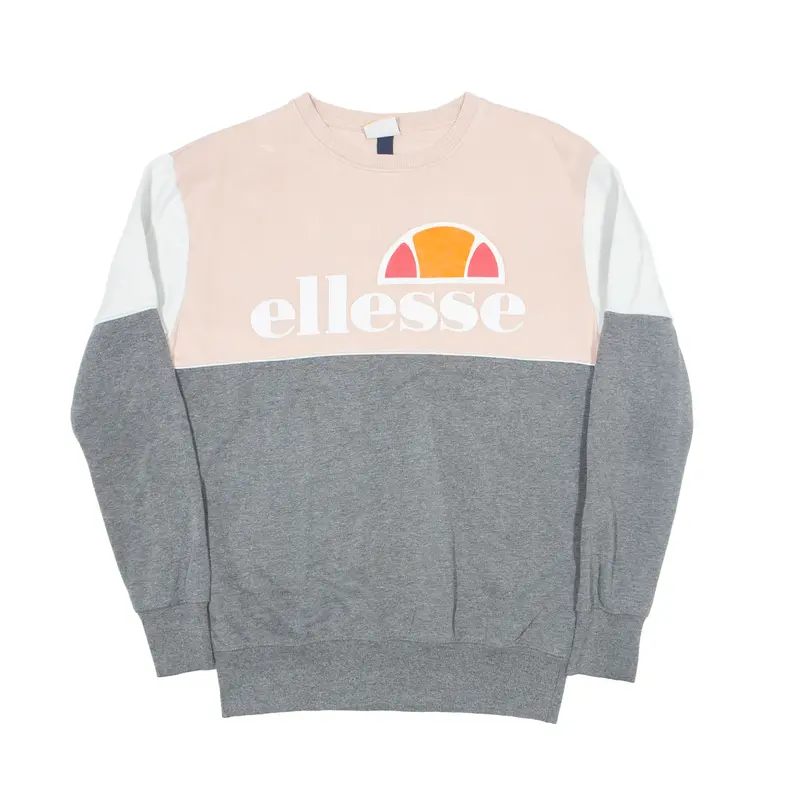 ELLESSE Colourblock Grey Sweatshirt M