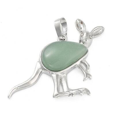 Natural Green Aventurine Pendants