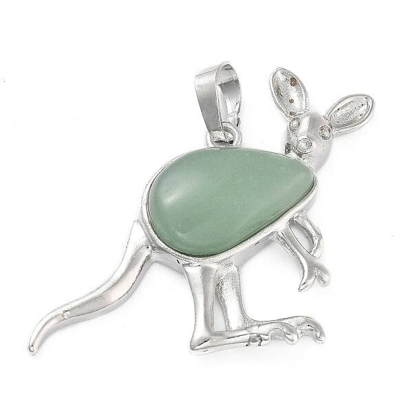 Natural Green Aventurine Pendants