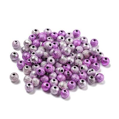 Spray Painted Acrylic Beads