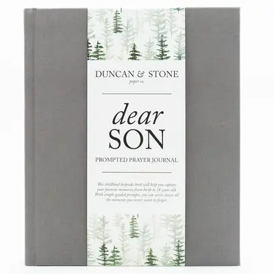 Dear Son: Prompted Prayer Journal & Memory Book - Milestone Baby Book Keepsake for 18 Years - Guided Journal - Guided Kids Jo...