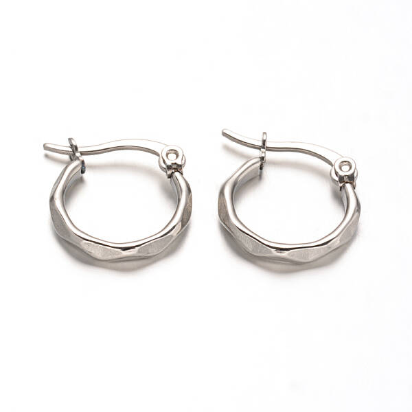 Tarnish Resistant 304 Stainless Steel Hoop Earrings