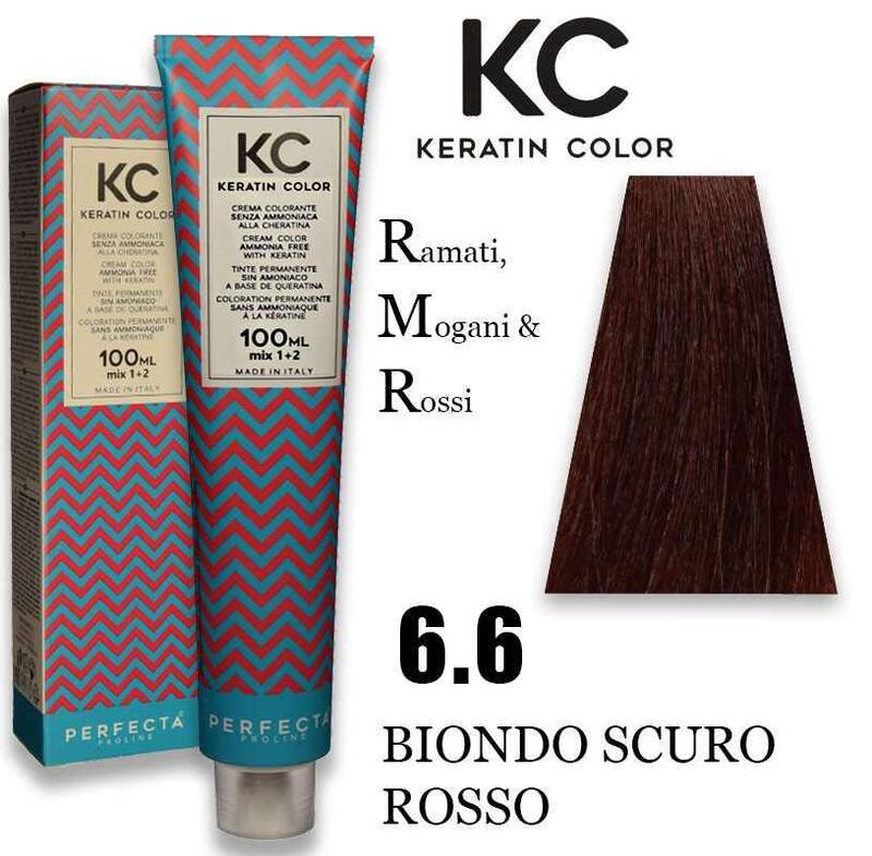 Kc keratin cream color 100ml 6.6