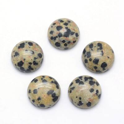 Natural Dalmatian Jasper Cabochons