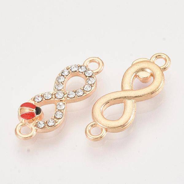 Alloy Rhinestone Links connectors
