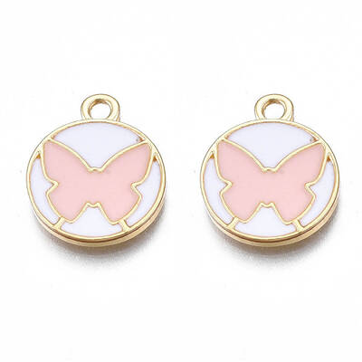 Alloy Enamel Pendants