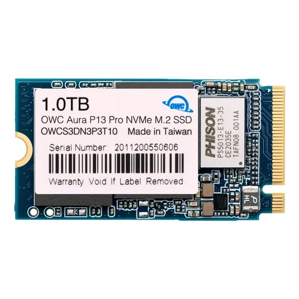 OWC OWCS3DN3P3T10 | Aura P13 Pro 1TB PCI Express NVMe 3.0 M.2 2242 Solid State Drive