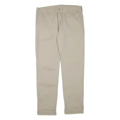 CARHARTT Club Mens Trousers Beige Regular Tapered W36 L33