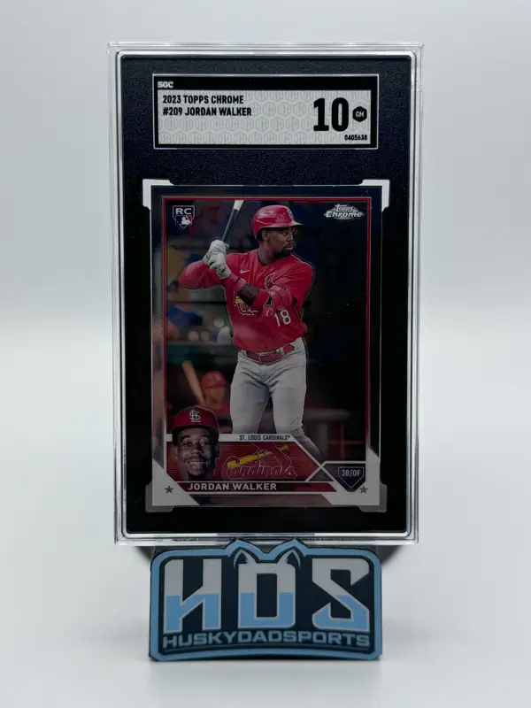 Jordan Walker sgc 2023 Topps Chrome #209 10